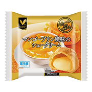 マンゴープリン風味のシュークリーム